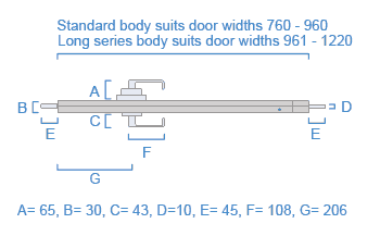Rivers Model D dimension drawing